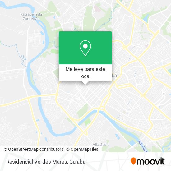 Residencial Verdes Mares mapa