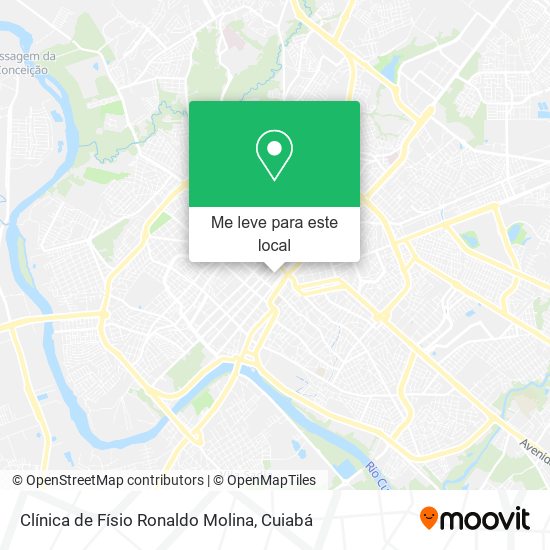 Clínica de Físio Ronaldo Molina mapa