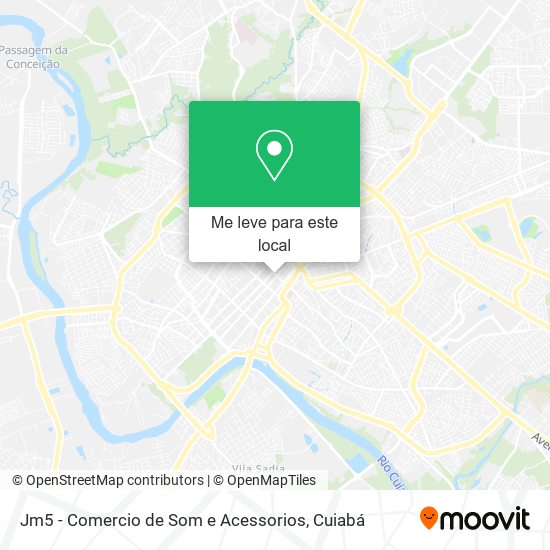 Jm5 - Comercio de Som e Acessorios mapa