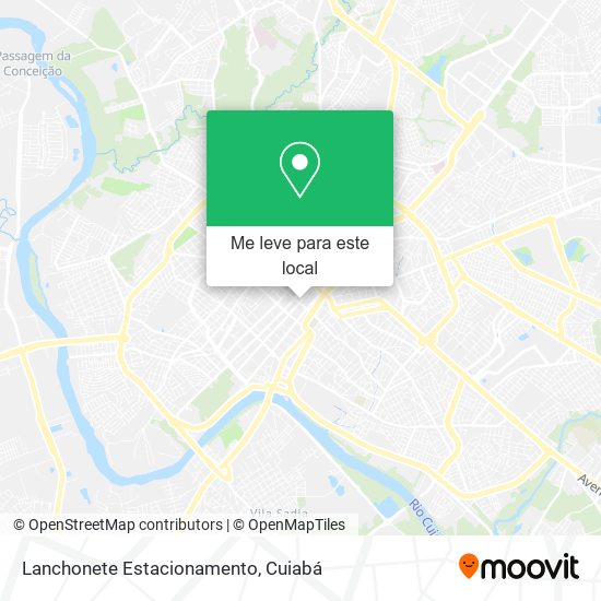 Lanchonete Estacionamento mapa