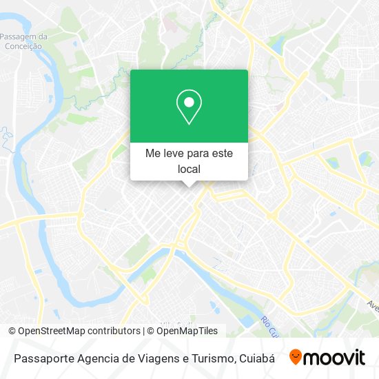 Passaporte Agencia de Viagens e Turismo mapa
