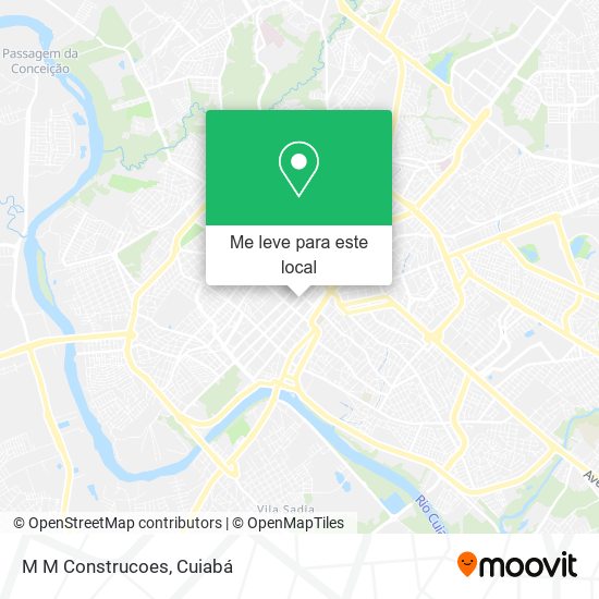 M M Construcoes mapa