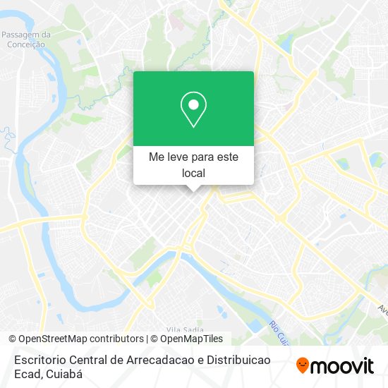 Escritorio Central de Arrecadacao e Distribuicao Ecad mapa