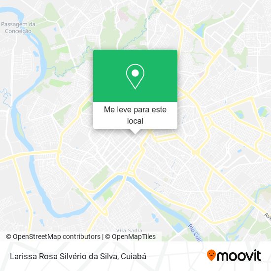 Larissa Rosa Silvério da Silva mapa