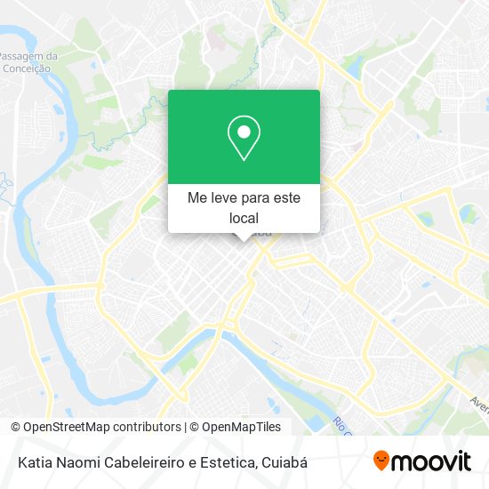 Katia Naomi Cabeleireiro e Estetica mapa