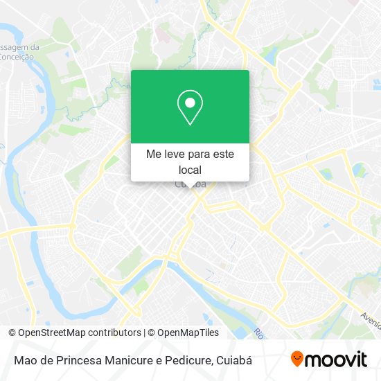 Mao de Princesa Manicure e Pedicure mapa