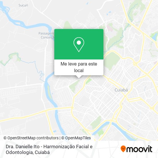Dra. Danielle Ito - Harmonização Facial e Odontologia mapa