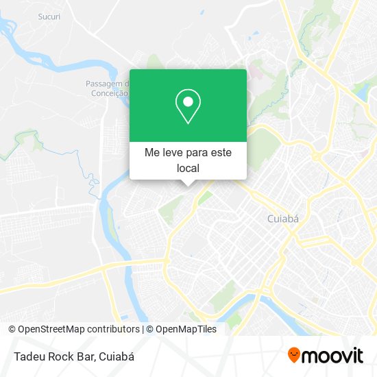 Tadeu Rock Bar mapa