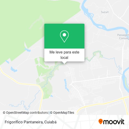 Frigorífico Pantaneira mapa