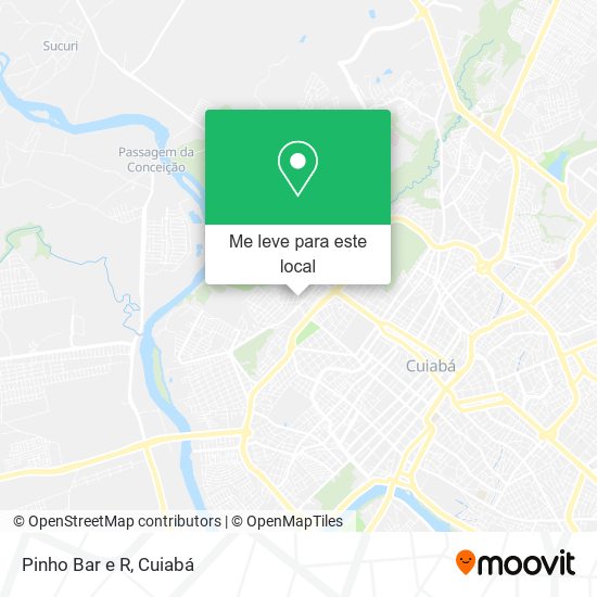 Pinho Bar e R mapa