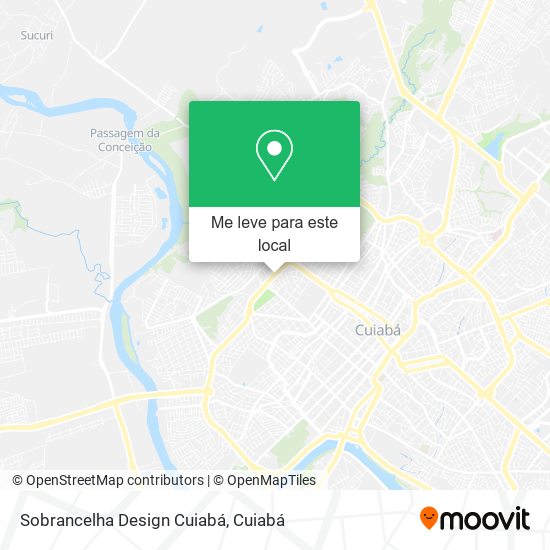 Sobrancelha Design Cuiabá mapa