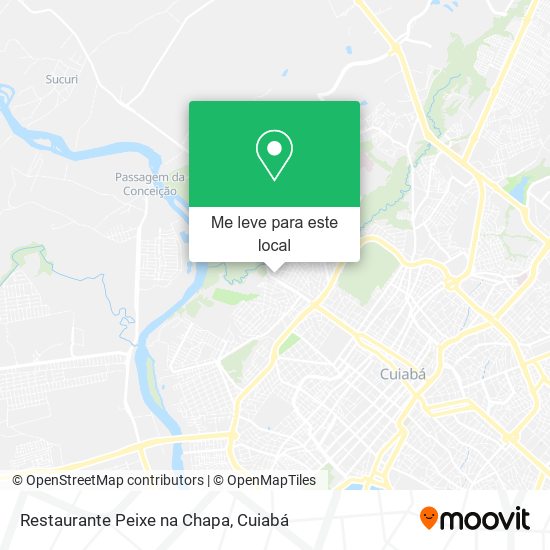 Restaurante Peixe na Chapa mapa