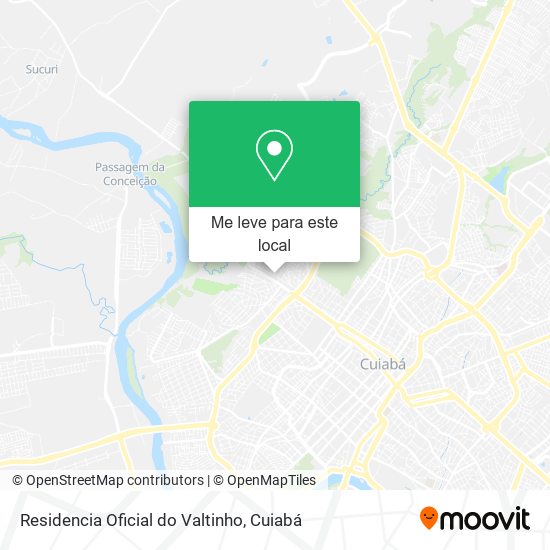 Residencia Oficial do Valtinho mapa
