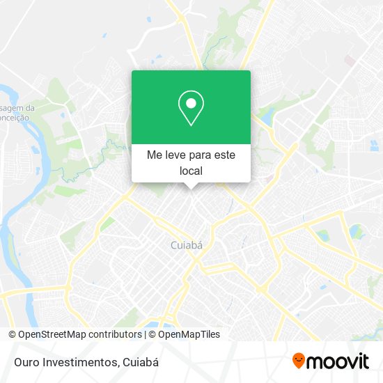 Ouro Investimentos mapa