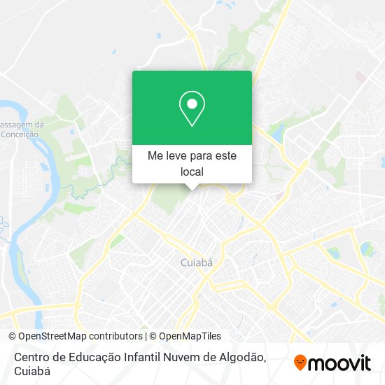 Centro de Educação Infantil Nuvem de Algodão mapa