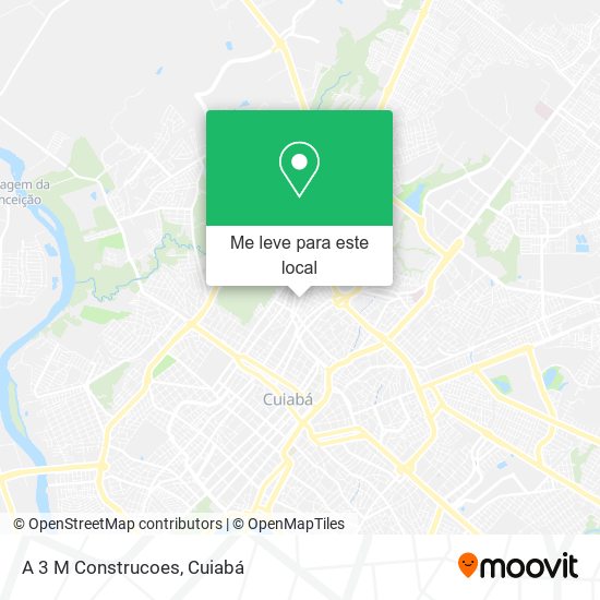 A 3 M Construcoes mapa