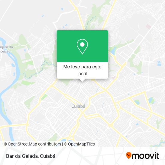 Bar da Gelada mapa