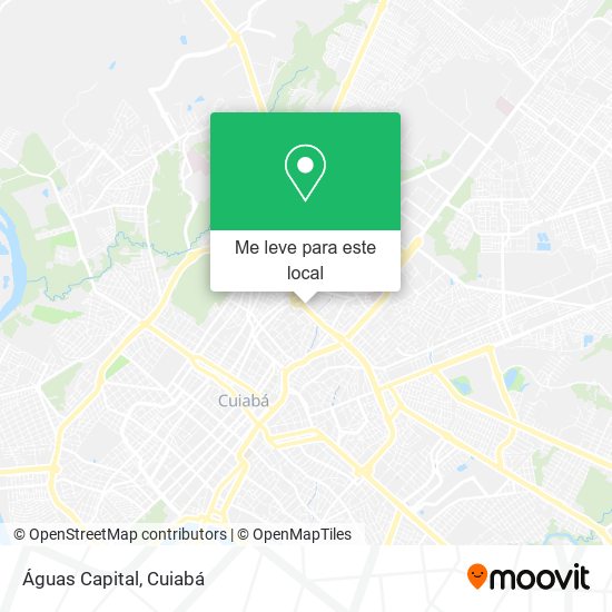 Águas Capital mapa