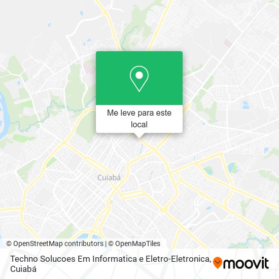 Techno Solucoes Em Informatica e Eletro-Eletronica mapa