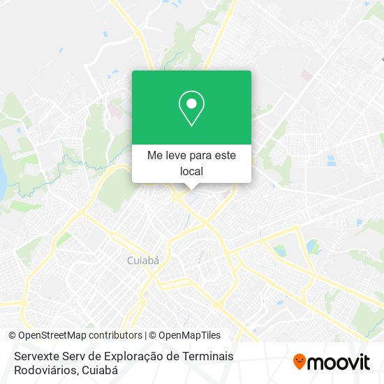 Servexte Serv de Exploração de Terminais Rodoviários mapa