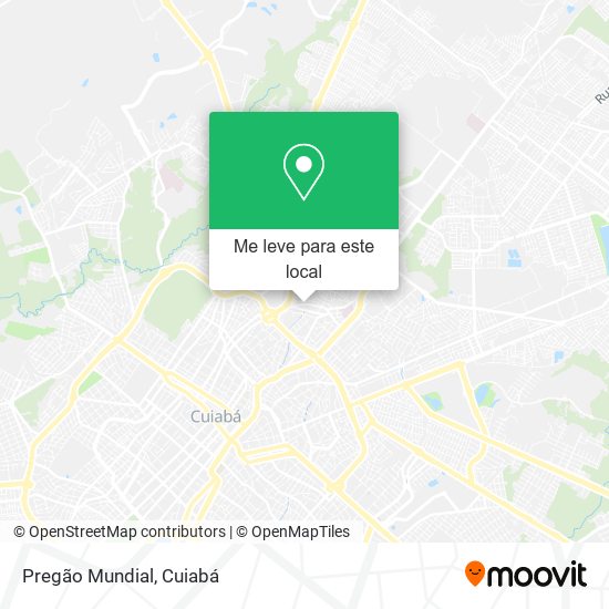 Pregão Mundial mapa