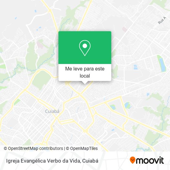 Igreja Evangélica Verbo da Vida mapa