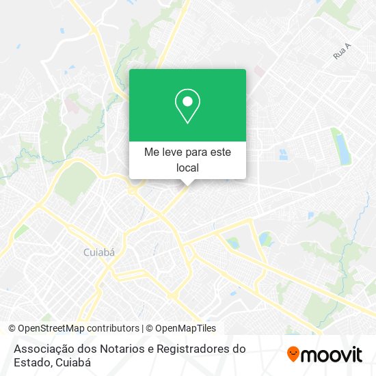 Associação dos Notarios e Registradores do Estado mapa