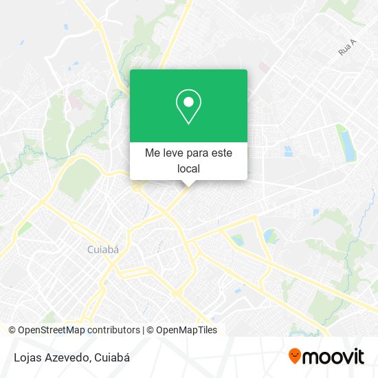 Lojas Azevedo mapa