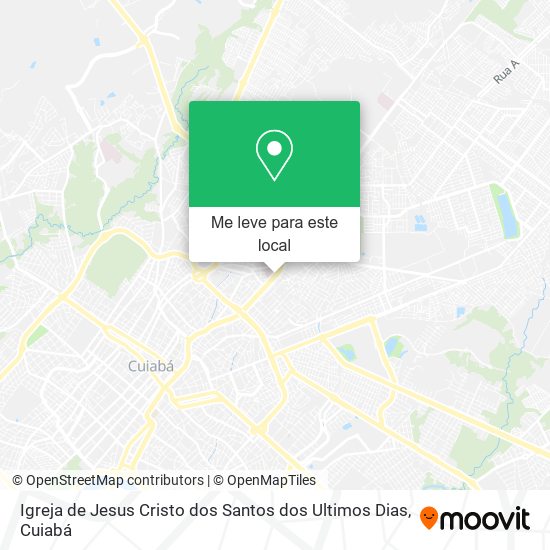 Igreja de Jesus Cristo dos Santos dos Ultimos Dias mapa