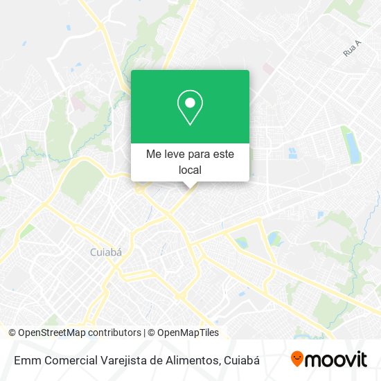 Emm Comercial Varejista de Alimentos mapa