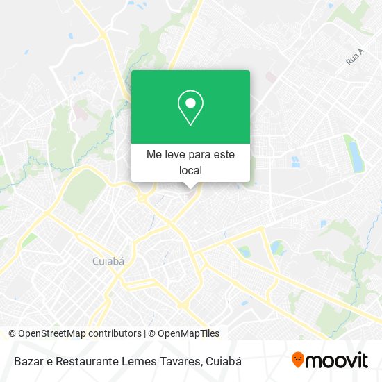 Bazar e Restaurante Lemes Tavares mapa