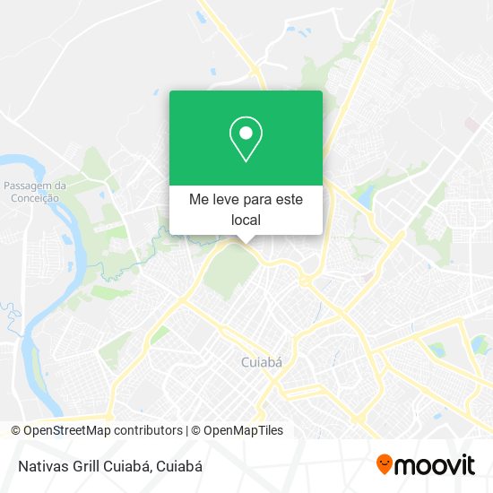 Nativas Grill Cuiabá mapa