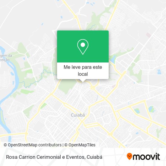 Rosa Carrion Cerimonial e Eventos mapa