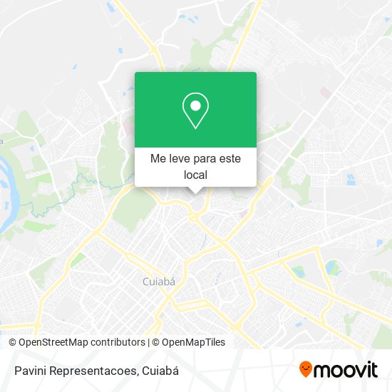 Pavini Representacoes mapa