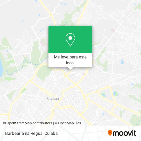 Barbearia na Regua mapa