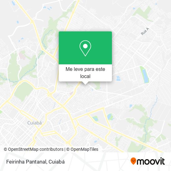 Feirinha Pantanal mapa