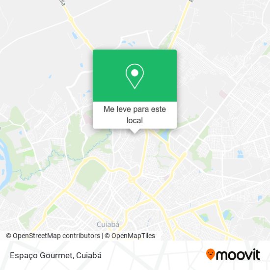 Espaço Gourmet mapa