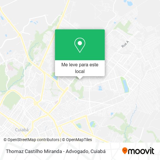 Thomaz Castilho Miranda - Advogado mapa