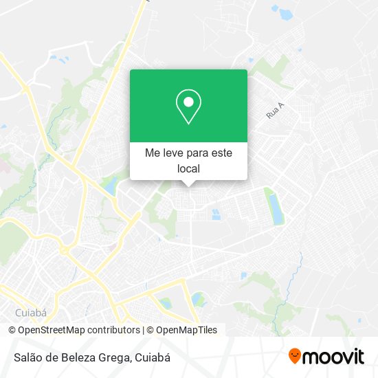 Salão de Beleza Grega mapa