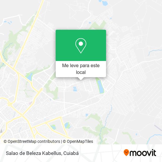 Salao de Beleza Kabellus mapa
