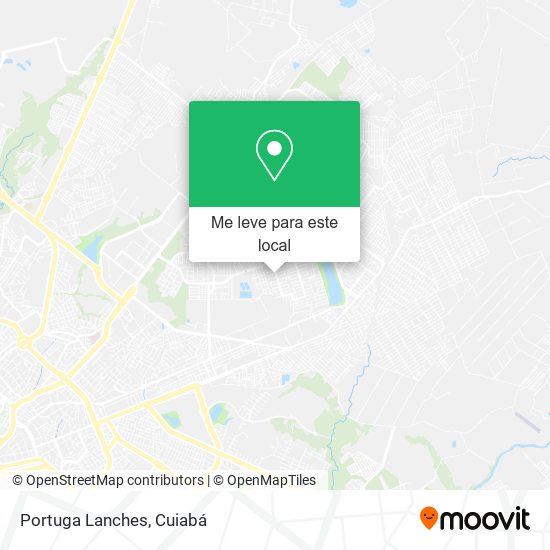 Portuga Lanches mapa