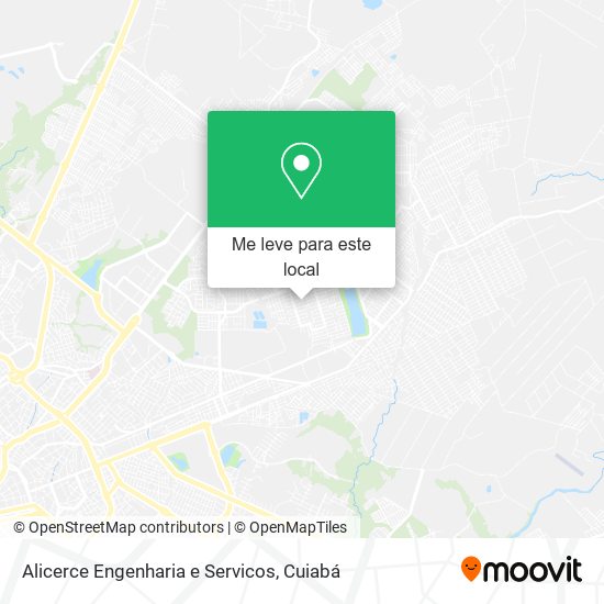 Alicerce Engenharia e Servicos mapa