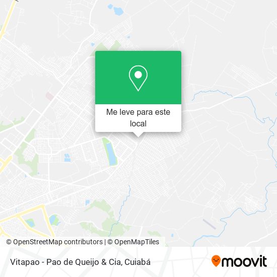 Vitapao - Pao de Queijo & Cia mapa