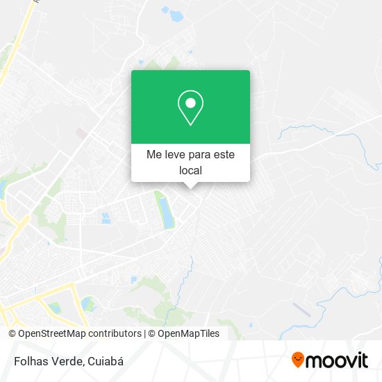 Folhas Verde mapa