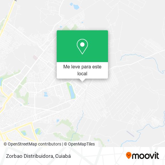 Zorbao Distribuidora mapa