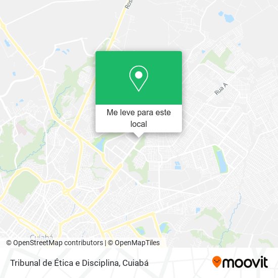 Tribunal de Ética e Disciplina mapa