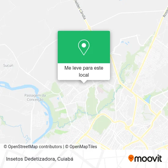 Insetos Dedetizadora mapa