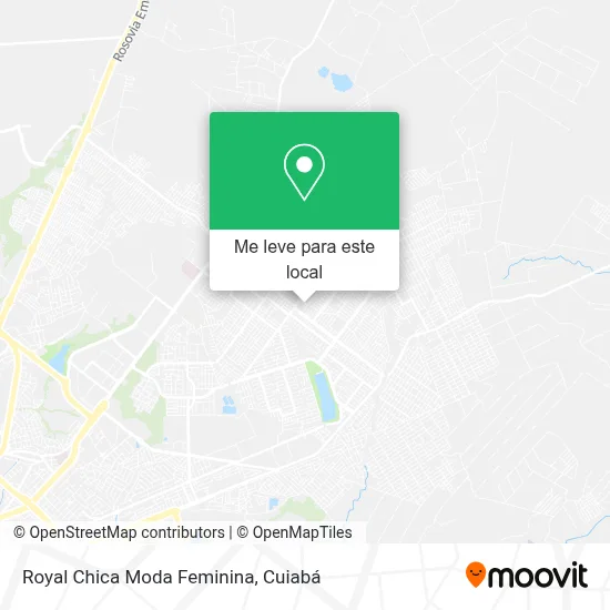 Royal Chica Moda Feminina mapa
