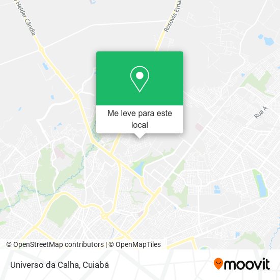 Universo da Calha mapa