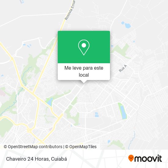 Chaveiro 24 Horas mapa